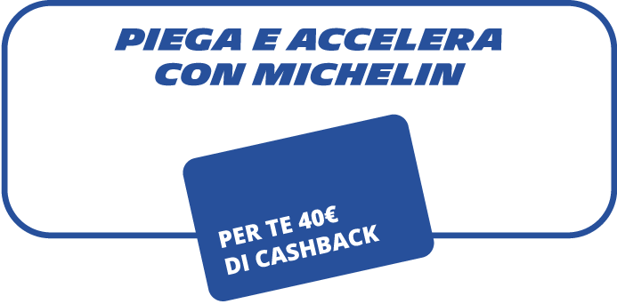 banner promozionale Piega e accelera con MICHELIN